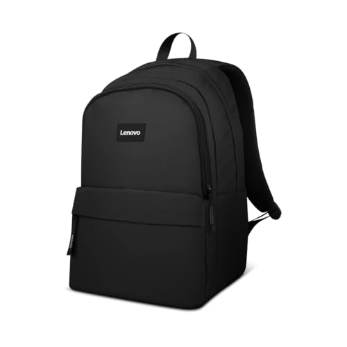 Lenovo 16-inch Commuter Backpack B10, Lightweight 30L Laptop Backpack, Water-Resistant Travel Bag with 6 Storage Compartments, Anti-Theft Pocket & Luggage Strap, Fits Up to 16" Laptop, Black