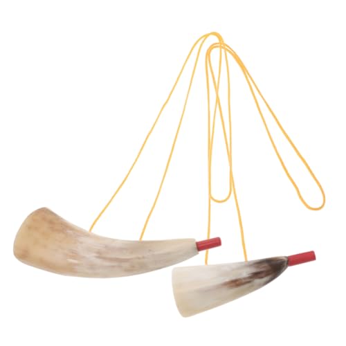 YARNOW 2 Piezas De Suministros Para Fiestas Piratas Trompeta Vikinga Cuerno De Animal Cuerno Pirata