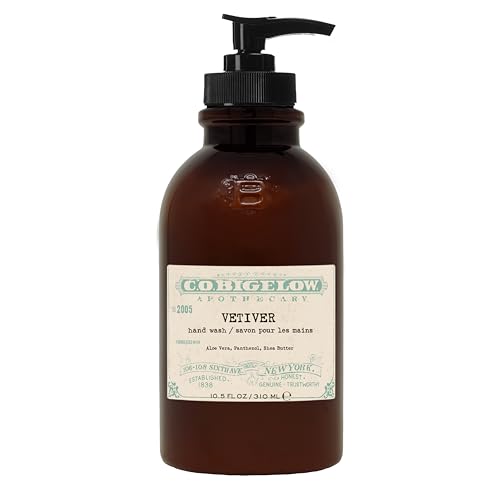C.O. Bigelow Iconic Collection Vetiver Hand Wash, Scented Hand Soap