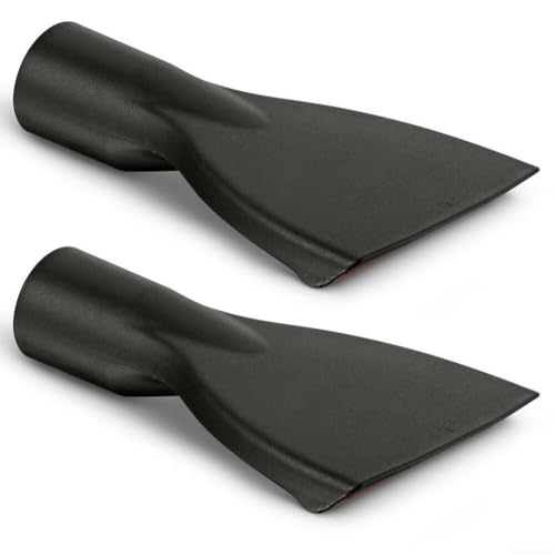 Boquilla para hendiduras para aspiradoras Kärcher WD1 WD2 WD4 WD5 WD6, herramienta de limpieza de colchones de 35 mm para la serie WD, paquete de 2 accesorios de succión negra para camas y espacios