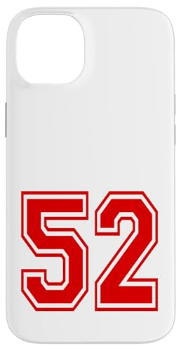 No.52 Red Sports Team Style �X�}�z�P�[�X iPhone 14 Plus �p