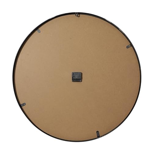 Deco 79 Metal Decorative Wall Clock Wall Clock for Home, Wall Clock for Room 30" x 3" x 30", Black