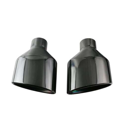 Embout d'échappement pour tuyau d'extrémité incliné en inox ovale DJ3027f-R