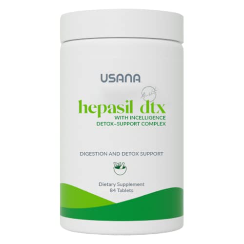 Usana Hepasil DTX With New InCelligence Technology - Liver Detoxification Supplement, 84 count