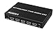 PremiumCord HDMI-Videowand-Controller 1-4, Full HD 1080p 60 Hz, 8 Anzeigemodi, HDMI 1.4, HDCP 1.4, RS232, DIP-Schalter, Metallgehäuse, Schwarz