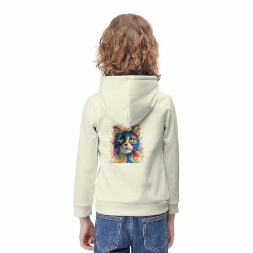 Pull à capuche papillon pour garçon et fille | Sweat drôle imprimé - 4