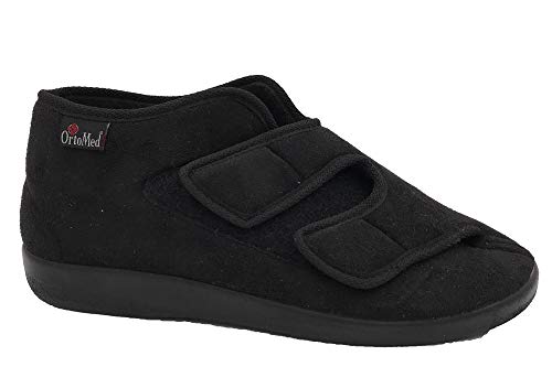 OrtoMed Klettschuhe Verbandschuhe Hausschuhe Senioren, EU 41