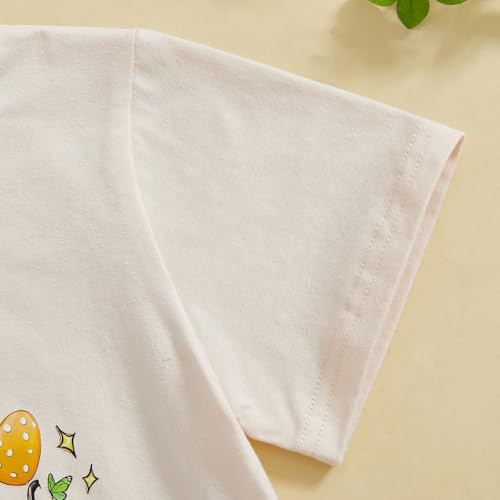 Toddler Boys Girls Easter T-Shirt Short Sleeve Bunny Outfits Kids Funny Rabbit Letters Graphic Cotton Tee Top3