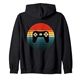 Photo Gallery retro video gaming tramonto vintage gamer sun controller felpa con cappuccio Photo Gallery retro video gaming tramonto vintage gamer sun controller felpa con cappuccio