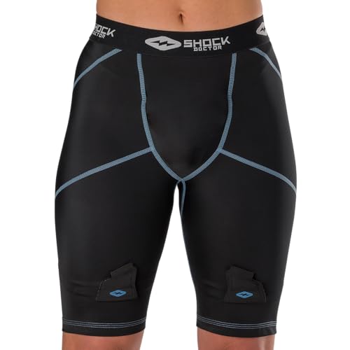 Women's Compression Hockey Short w/Pelvic Protector, Black2