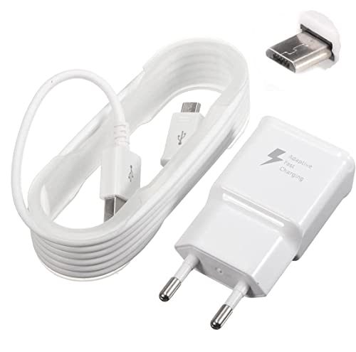 PH26Ⓡ Pack Chargeur Rapide & Puissant 3A Nouvelle génération + câble Micro USB pour WIKO Y50/ Y51/ Y60/ Y61/ Y62/ Y70/ Y80/ Y81/ View 2/ View 3/ View 4/ View 4 Lite/Power U10/ Power U20