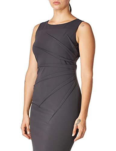 Calvin-Klein-Womens-Sleeveless-Sheath-Dress-with-Starburst-Detail