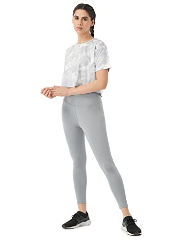 Image of PUMP'D Athleisure Women's Boxy Top for Gym -Lightweight, Anti-Odor, UV Protect, Ultra Soft Seams Cropped Regular Fit |Women for Training Wear | Workout Quick Dry Gym Wear Running Short T Shirt