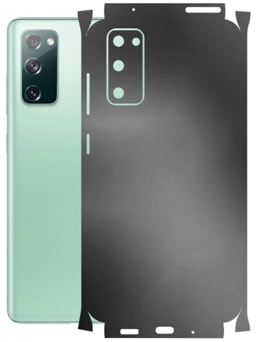 Image of AtOdds - Full Body Back Screen Guard Protector Film - Lamination Wrap Skin Sticker Compatible with Samsung Galaxy S20 FE | Scratchproof Matte Finish (Metallic Grey)