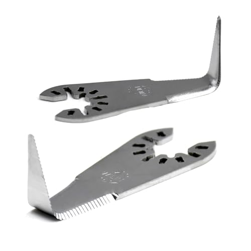 Cold Knife Blade Windshield Removal Auto Glass Cut Out Knife Bent Blade Compatible with Craftsman Dewalt Jobmax, Makita Milwaukee Porter Cable Removing Tool Parts 2PK