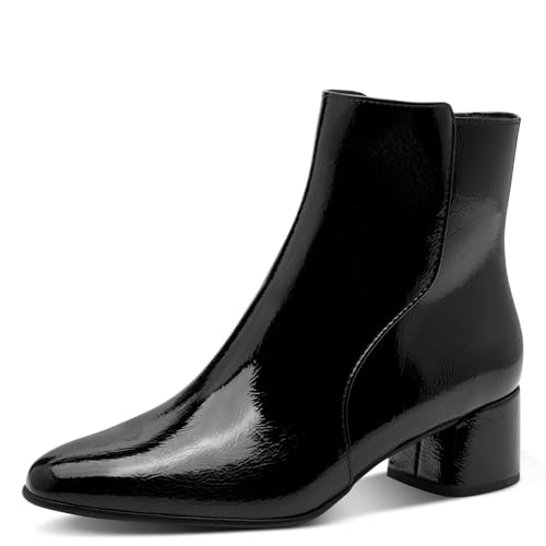 Marco Tozzi Damen 2-25302-45 Stiefelette, Black Patent, 39 EU Marco Tozzi Damen 2-25302-45 Stiefelette, Black Patent, 39 EU