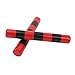 1 Pair Rhythm Sticks Hand Percussion Instrument Sand Stick Shaker Musical Sticks Rhythm Percussion for Musical Activities Games (Red Stripe)