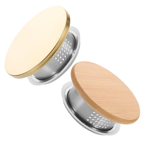 JOINPAYA 2 Piezas Tapas Reemplazo Jarra Agua Acero Inoxidable Resistente Protección Polvo Práctico para Camping Cocina