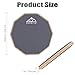 EASTROCK 8 Inches Practice Drum Pad, Double Sided Slient Drum Pad, Silicone Dumb Drum for Beginners,Gray