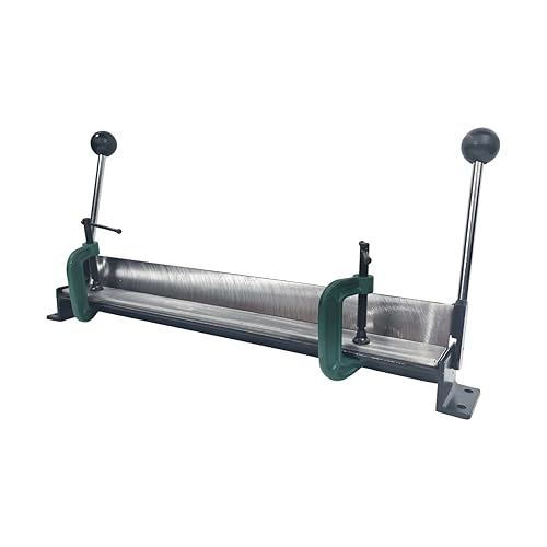 Sheet Metal Brake, 18-Inch Sheet Metal Bender, 18-Gauge Mild Steel Capacity, Portable Bending Brake 0-90 Degree Bending Angle Adjustable Aluminum Brake