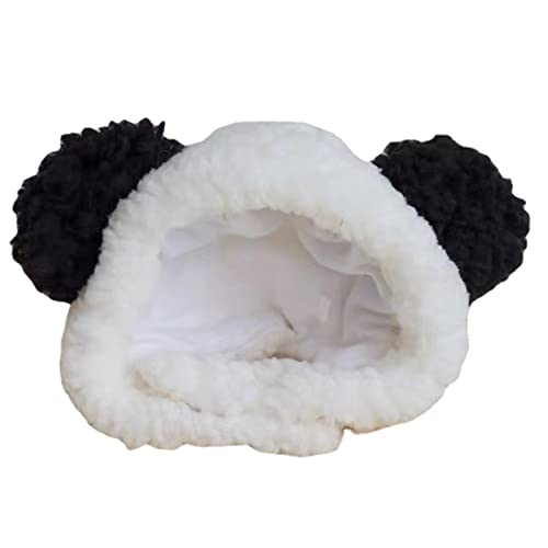 Sombrero para disfraz de mascota Panda con orejas