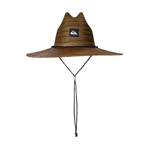 Quiksilver Men's Pierside Straw Hat, Dark Brown, Large/X-Large