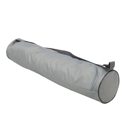 Toddmomy Multi Function Outdoor Yoga Capacity Tote for Fitness Gear Storage Pouch with Sling Strap for Gym Travel Yoga Supplies Light Grey