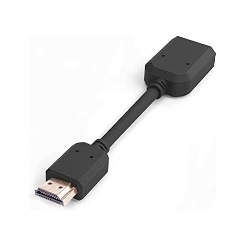 IFUFR HDMI Extension Cable 12cm 4K HDMI Extender HDMI Male to Female Cable Adapter Compatible with TV Stick, Roku stick, PS5, PS4, Xbox Cover
