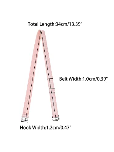 Image of uxcell 2 Pair 10 /12 /15 /18 /20mm Width Stretchable Shoulder Bra Straps Adjustable Elastic Straps for Women