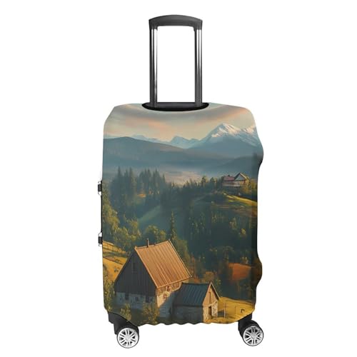 Carpathian Mountains Ukraine Travel Luggage Cover Suitcase Protector Baggage Covers for Men Women M4