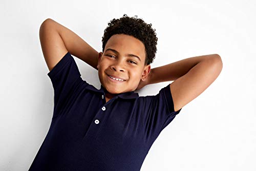 Image of French Toast Big Boys' Short Sleeve Pique Polo