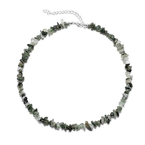 COLORFUL BLING Handmade Turquoise Beaded Choker Necklace Irregular Healing Crystal Stone Carnelian Choker Necklaces Reiki Quartz Boho Jewelry for Women