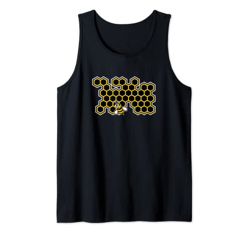 Dibujos animados abeja en panal Camiseta sin Mangas