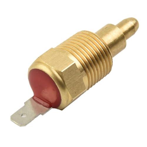 Interruptor de sensor térmico del ventilador del radiador para coche, 3/8 pulgadas NPT, 93.3 °C encendido / 85.0 °C apagado, tono cobre