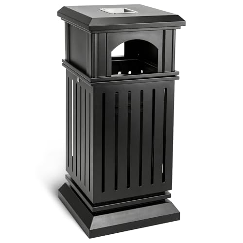 BEAMNOVA Trash Can Outdoor Top Tray