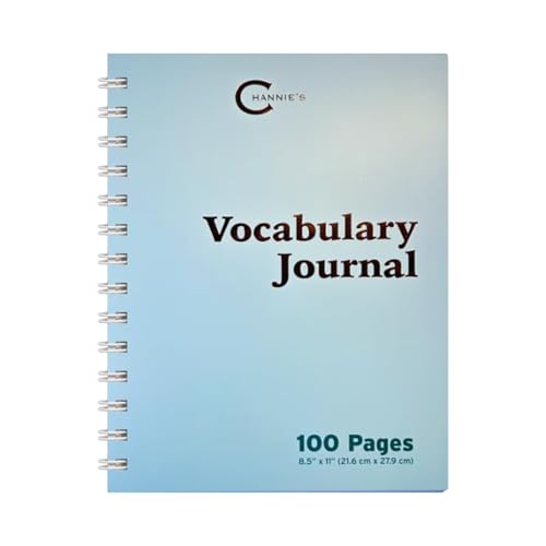 Channie's Vocabulary Journal Interactive Word Tracker for Kids