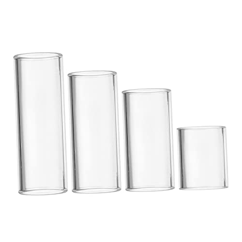 BESPORTBLE 1 Set Guitar Slide Transparent Finger Covers for Electric and Acoustic Guitars Durable and Lightweight for Adapting to Playing Styles Includes