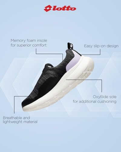 Image of Lotto Women Flowalk Slip-on Walking Shoes