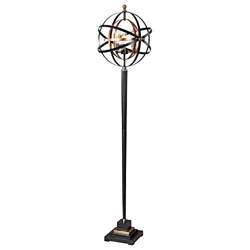 Uttermost Rondure Metal Armillary Sphere Floor Lamp #TOP6