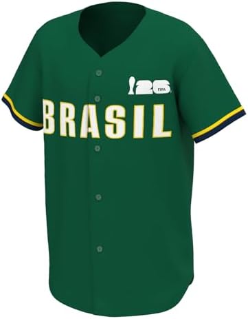 Outerstuff FIFA World Cup 2026 Mens Short Sleeve Button Front Bas...