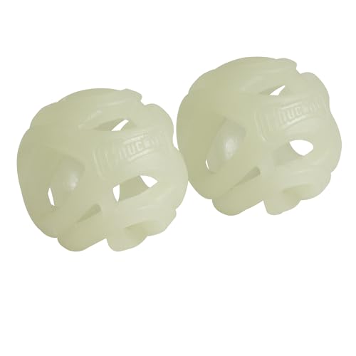 Chuckit! – Air Glow Ball – Phosphoreszierender Spielzug für Hunde – Erholungsball für – Der die Luftzirkulation für Hunde erleichtert – Kleine Größe – Durchmesser von 5 cm – Packung mit 2 Bällen