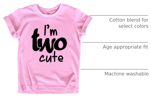 Image of 2nd Birthday Outfits for Toddler Girls im Two Cute Shirt Girl 2 Years Old Second Birthday