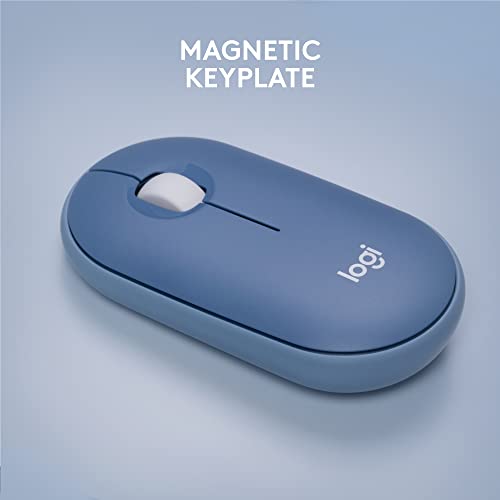 Logitech 910-006660 Pebble Wireless Mouse With Bluetooth Or 2.4 Ghz Receiver, Silent, Slim Computer Mouse thumb #6