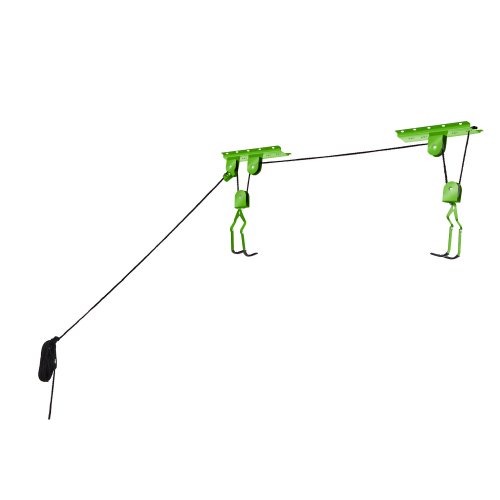 2009 Bike Lane Bicycle Garage Storage Lift Bike Hoist 100LB Capacity Heavy Duty