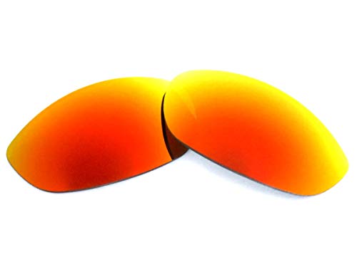 GALAXYLENSE Replacement Lenses for Oakley Monster Dog Fire Red Color Polarized,
