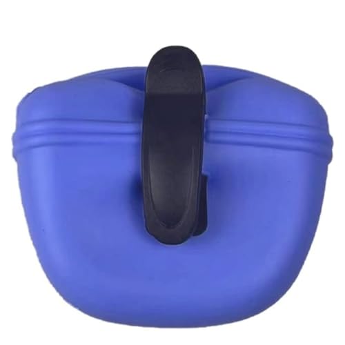 Bolsa de Silicone para Petiscos e Clicker Nyp para Treinamento e Adestramento de Animais de Estimaçã
