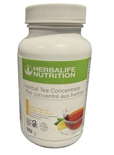 Herbalife Herbal Tea Concentrate: Lemon 3.6 OZ (102g) Gluten Free, Naturally Flavored, No Artificial Sweetener