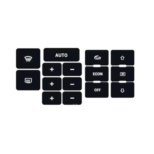 Autocollants bouton chauffage Audi A6 C5 : solution économique pour pictogramme effacé