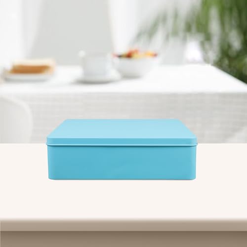 Lata de galletas elegante y de gran capacidad para almacenamiento 7