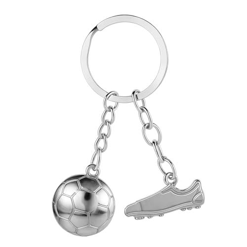 Thinp Porte-clés de Football et Pendentif de Chaussure de Sport pour Fan et Garçons